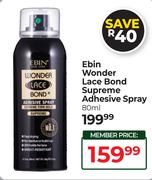 Ebin Wonder Lace Bond Supreme Adhesive Spray-80ml