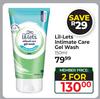 Lil-Lets Intimate Care Gel Wash-For 2 x 150ml