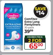 Comfitex Eztra Long Pantyliners-For 2 x 30's Pack