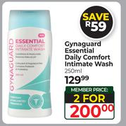 Gynaguard Essential Daily Comfort Intimate Wash-For 2 x 250ml