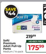 Softi Premium Adult Pull-Up Pants (Medium)-14's Pack