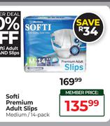 Softi Premium Adult Slips (Medium)-14's Pack