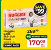 Huggies Gold Skin Soft Pants (Sizes 3-6)-Per Pack