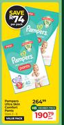 Pampers Ultra Skin Comfort Pants (Sizes 3-6)-Per Pack