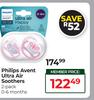 Philips Avent Ultra Air Soothers (2 Pack) 0-6 Months