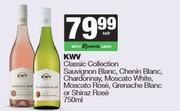 KWV Classic Collection Sauvignon,Chenin,Chardonnay,Moscato White,Rose,Grenache Or Shiraz Rose-750ml 
