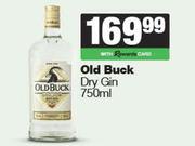 Old Buck Dry Gin-750ml