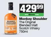 Monkey Shoulder The Original Blended Malt Scotch Whisky-750ml
