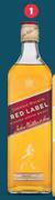 Johnnie Walker Red Label Blended Scotch Whisky-750ml