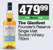 The Glenlivet Founder's Reserve Single Malt Scotch Whisky-750ml