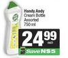 Handy Andy Cream Bottle Assorted-750ml