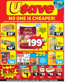 Usave Western Cape : No One Is Cheaper (08 June - 21 June 2026)
