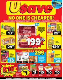 Usave Eastern Cape : No One Is Cheaper (08 June - 21 June 2026)