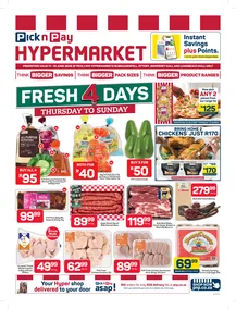 Pick n Pay Hypermarket Western Cape : Fresh 4 Days (11 June - 14 June 2026)