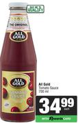 All Gold Tomato Sauce-700ml Each
