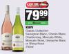KWV Sauvignon/Chenin Blanc, Chardonnay, Moscato White/Rose, Grenache Blanc Or Shiraz Rose-750ml EA
