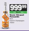 Veuve Clicquot Pensardin Rich French Champagne-750ml