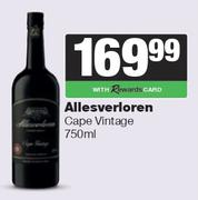 Allesverloren Cape Vintage-750ml