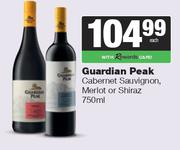 Guardian Peak Cabernet Sauvignon, Merlot Or Shiraz-750ml Each