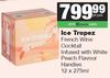 Ice Tropez French Wine Cocktail Infused With White Peach Flavour Handies-12 x 275ml Per Pack