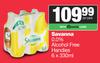 Savanna 0.0% Alcohol Free Handies-6 x 330ml Per Pack