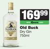 Old Buck Dry Gin-750ml