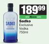Sadko Exclusive Vodka-750ml