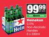 Heineken 0.0% Non Alcoholic Handies-6 x 330ml Per Pack