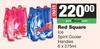 Red Square Ice Spirit Cooler Handies-For Any 2 x 6 x 275ml