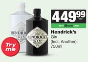 Hendrick's Gin (Incl Flavours)-750ml Each