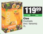 Ciao Cocktails (Incl Variants)-2Ltr