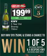 KWV 5 Year Old Brandy-750ml
