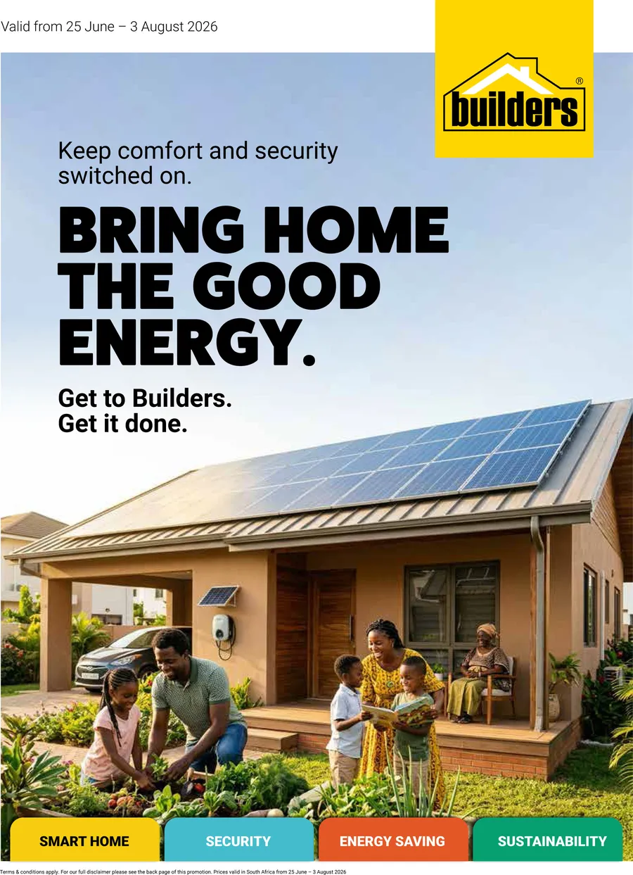 Builders : Bring Home The Good Energy (25 June - 03 August 2026)