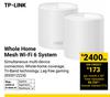 TP-Link Whole Home Mesh WiFi 6 System 850012224