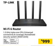 TP-Link WiFi 6 Router 850012245