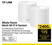 TP-Link Whole Home Mesh WiFi 6 System 850012224