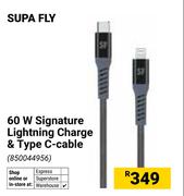 Supa Fly 60W Signature Lighting Charge & Type C Cable 850044956