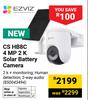 Ezviz CS HB8C 4MP 2K Solar Battery Camera 850043494