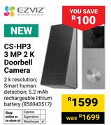 Ezviz CS-HP3 3MP 2K Dorrbell Camera 850043517