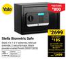 Yale Stella Biometric Safe 850012829