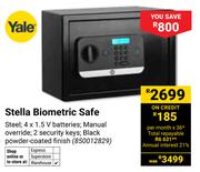 Yale Stella Biometric Safe 850012829