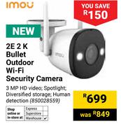 Imou 2E 2K Bullet Outdoor WiFi Security Camera 850028559