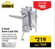 Builders 2 Lever Dove Lock Set 779447, 779449