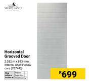 Swartland Horizontal Grooved Door 2032m x 813mm 767440