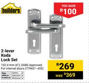 Builders 2 Lever Kods Lock Set 779451-455