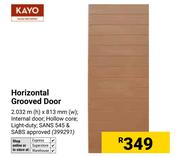 Kayo Horizontal Grooved Door 2032m (h) x 813mm (w) 399291