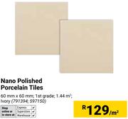 Nano Polished Porcelain Tiles 791394,597150-Per Sqm