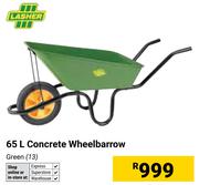 Lasher 65L Concrete Wheelbarrow Green 13