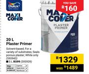 Dulux Maxi Cover Plaster Primer (Solvent Based) 595943-20Ltr