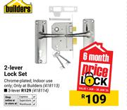 Builders 2-Lever Lock Set 418113